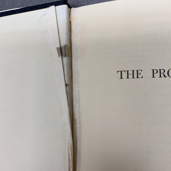 The Prophet by Khalil Gibran Hardcover Book with Original Dust Jacket 🛑 - Picture 5 of 16